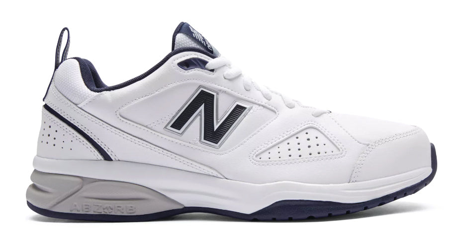 Men's White Wide Trainers