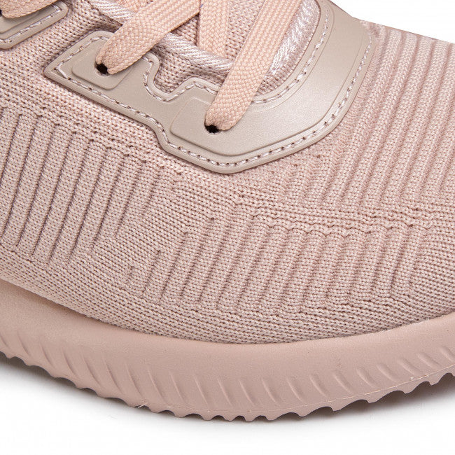 Womens Wide Fit Skechers Bobs Tough Talk-32504 Trainers - Pink in Pink - Image 1