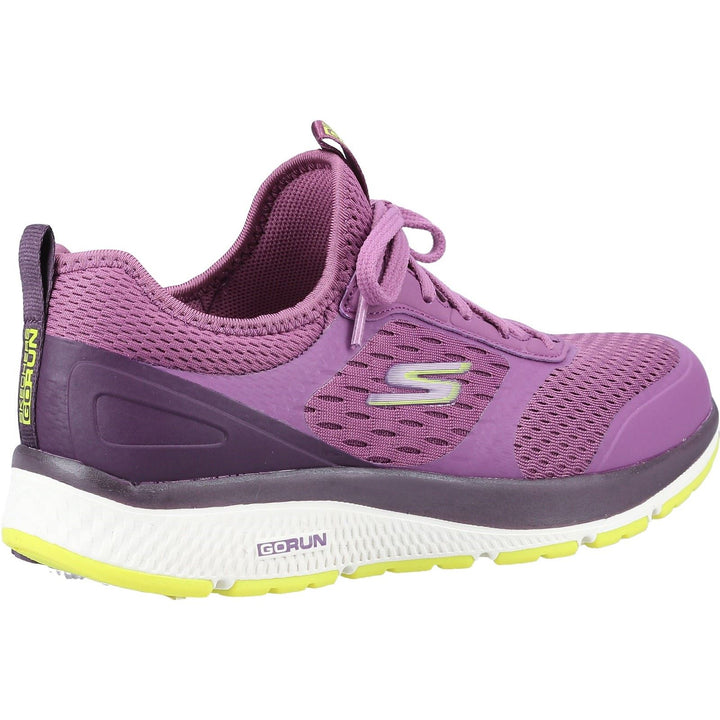 Women's Wide Fit Skechers 128276  Go Run Consistent Vivid Trainers in Mauve - Image 1