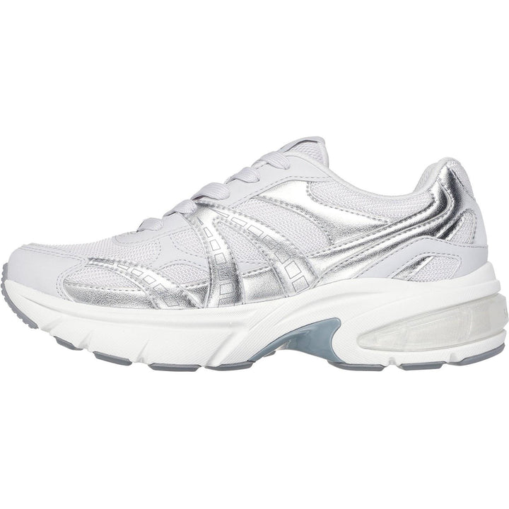 Women's Wide Fit Skechers 177357 Shadow Stellar 90 Trainers in Grey - Image 1