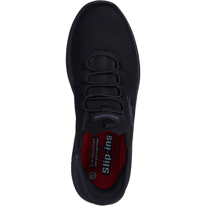 Men's Wide Fit Skechers 200205 Summits Slip-ins Colsin Work Trainers in Black - Image 1