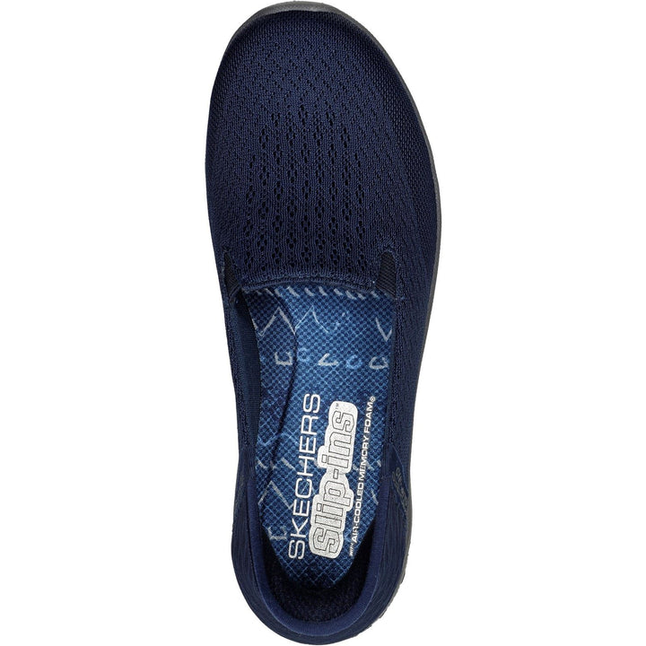 Women's Wide Fit Skechers 158698 Reggae Fest 2.0 Guiding Shoes in Navy - Image 1