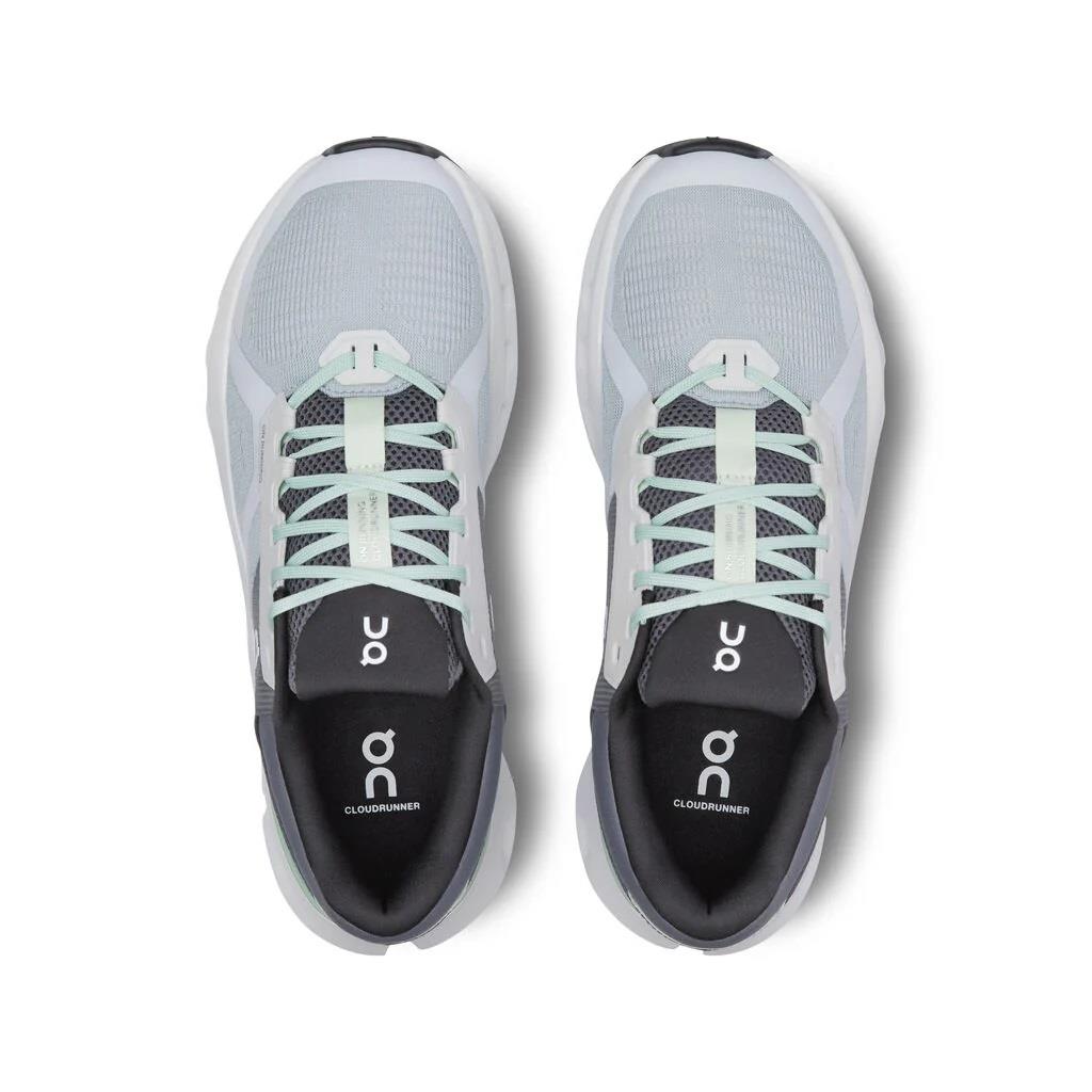 Men's Wide Fit On Cloudrunner 2 Training Shoes - Glacier/Sage in Glacier/Sage - Image 6
