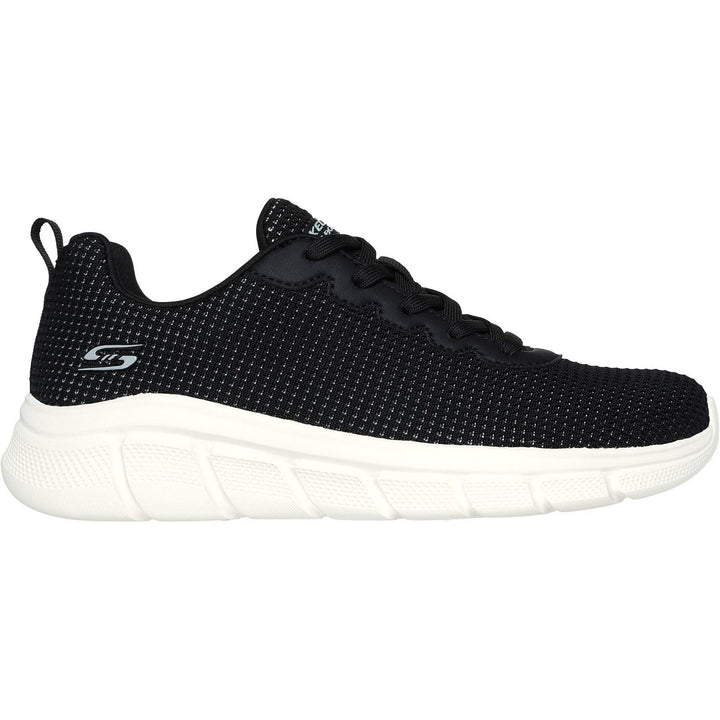 Women's Wide Fit Skechers 117346 Bobs Sport B Flex Visionary Essence Trainers in Black - Image 1