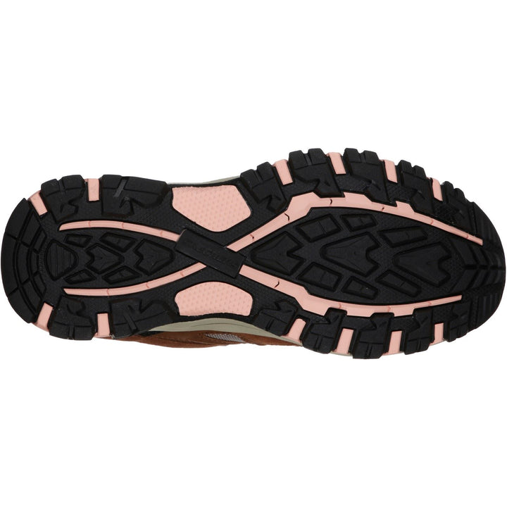 Women's Wide Fit Skechers SK167003 Selmen West Highland Hiking Trainers - Brown/Tan in Brown/Tan - Image 1