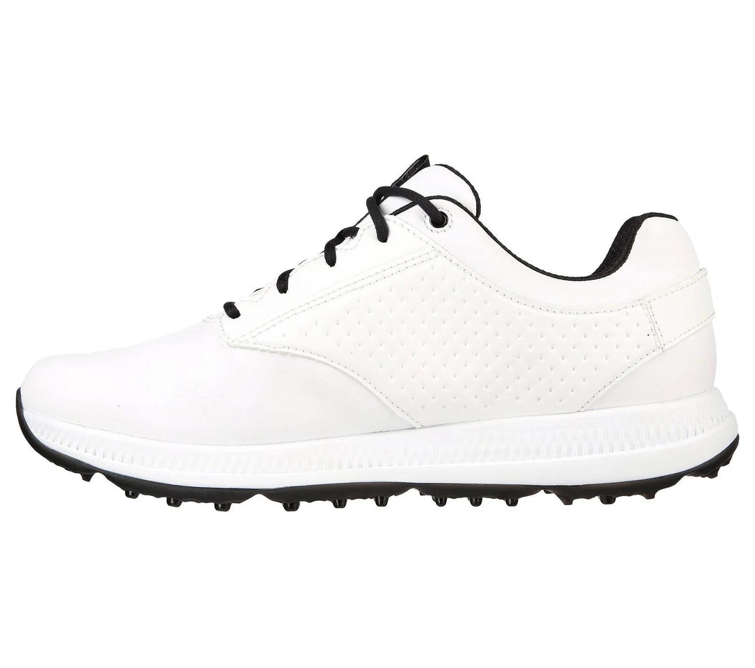Men's Wide Fit Skechers 214043 Go Golf Elite 5 Legend Golf Waterproof Trainers in Black/White - Image 9