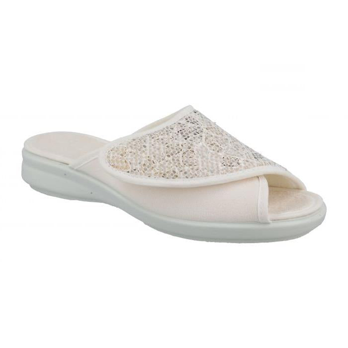 Women's Wide Fit DB Tasha Mule Shoes in Navy - Image 1
