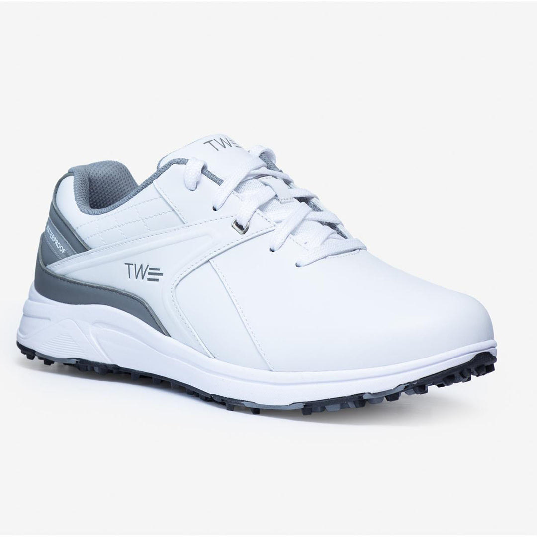 Men's Wide Fit Tredd Well Golf Proformer Shoes in White - Image 3