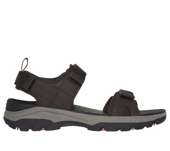 Men's Relaxed Fit Skechers 205112 Tresmen Ryer Sandals in Chocolate - Image 1