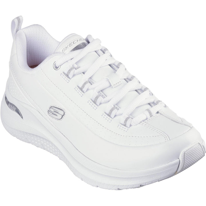Women's Wide Fit Skechers 150061 Arch Fit 2.0 Star Bound Trainers in Black - Image 1