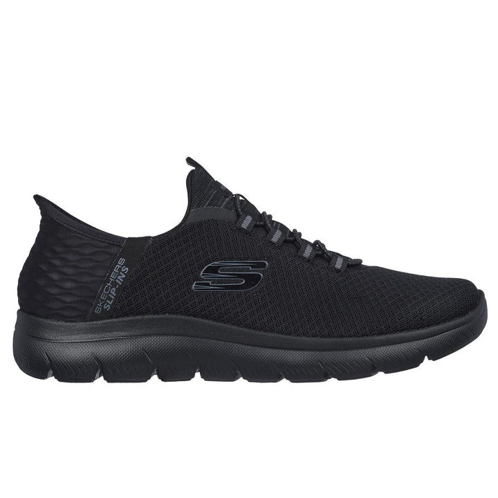 Men's Wide Fit Skechers Slip-ins 232457 High Range Summits Trainers -  Black in Black - Image 1