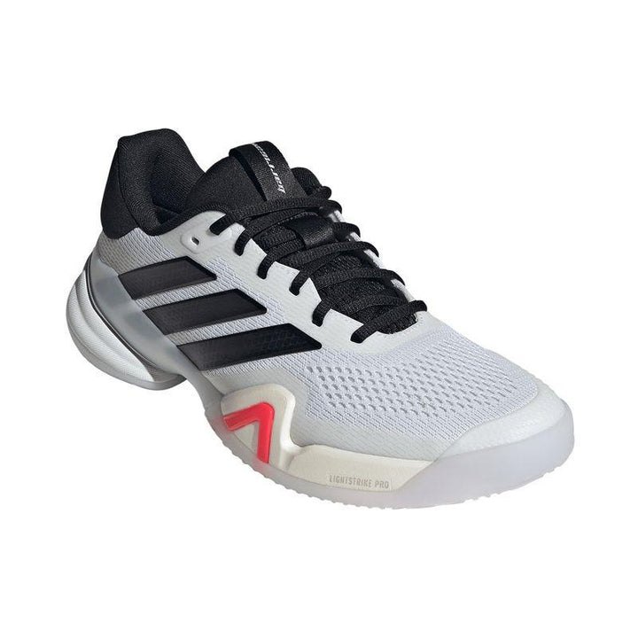 Men's Wide Fit Adidas Barricade 14 WIDE JQ7107 Tennis Trainers in Cloud White - Image 1