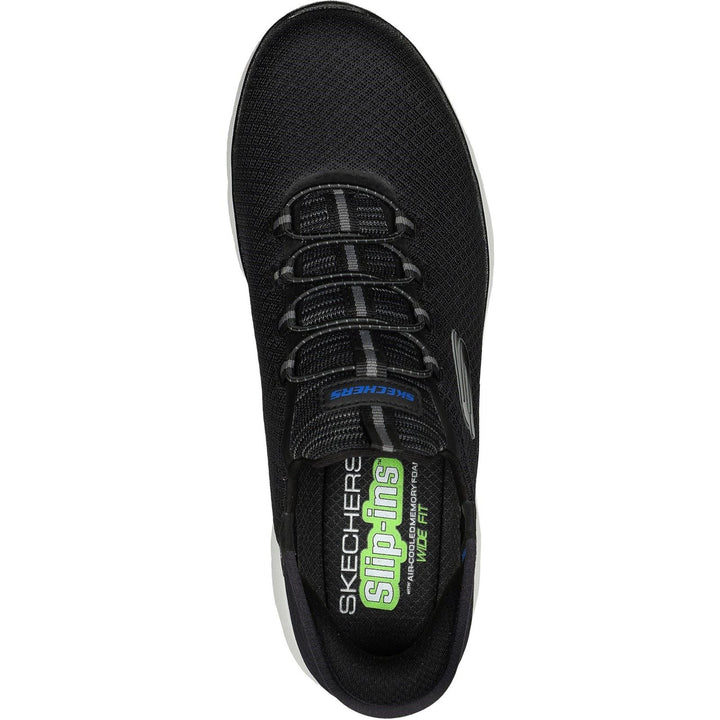 Men's Wide Fit Skechers 232457 Slip Ins Summits High Range Trainer in Black - Image 1