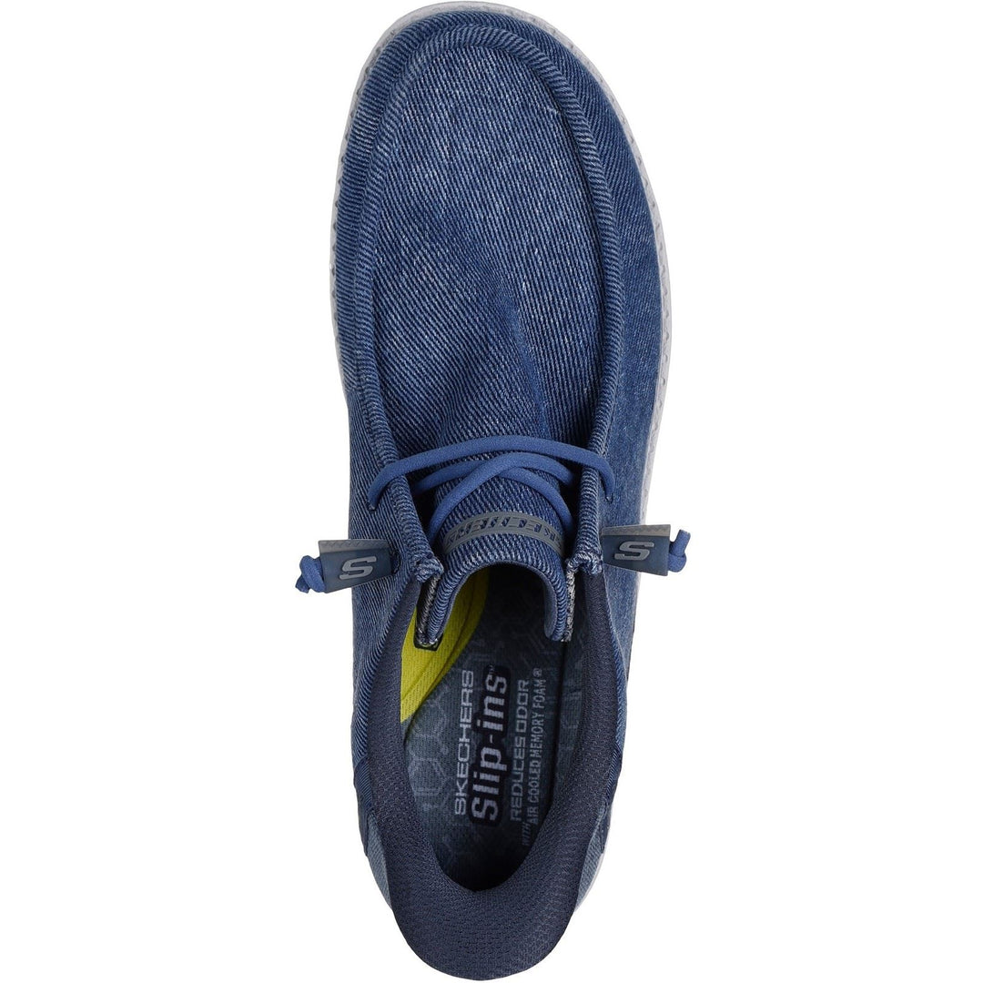 Men's Relaxed Fit Skechers 210959 Slip-ins Melson Coronado Trainers in Denim - Image 5