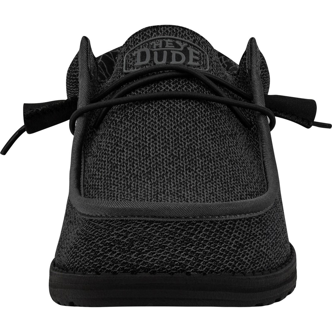 Men's Heydude 40019 Wally Sox Micro Classic Slip On Shoes in Micro Total Black - Image 6