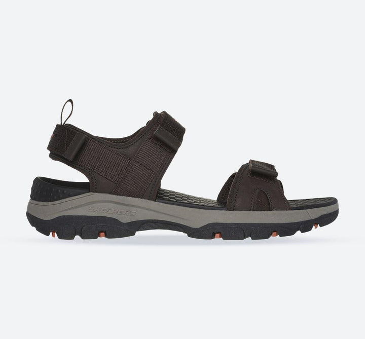 Men's Relaxed Fit Skechers 205112 Tresmen Ryer Sandals in Chocolate - Image 1