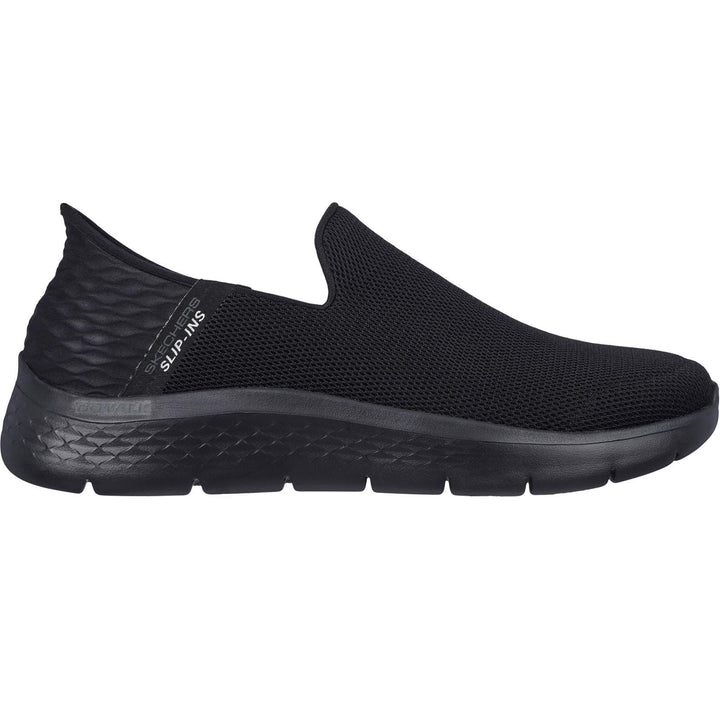 Men's Wide Fit Skechers 216491 Slip-ins Go Walk Flex Trainers in Black - Image 1