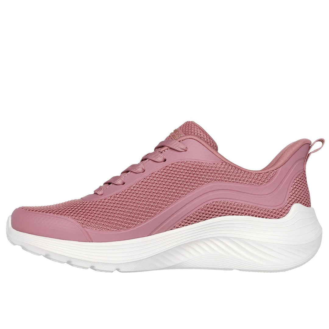 Women's Wide Fit Skechers 117483 Bobs Sport Squad Waves Still Wading Trainers in Black - Image 13