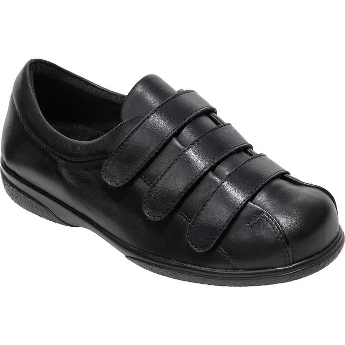 Women's Wide Fit Cosyfeet Alison Shoes in Black - Image 3