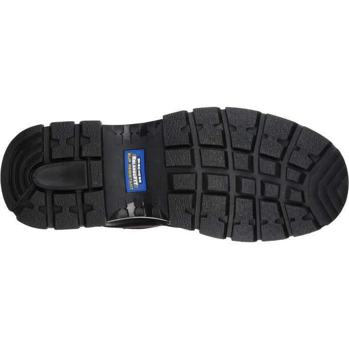 Men's Wide Fit Skechers 77526EC Wascana Benen Lace Waterproof Boots in Black - Image 1