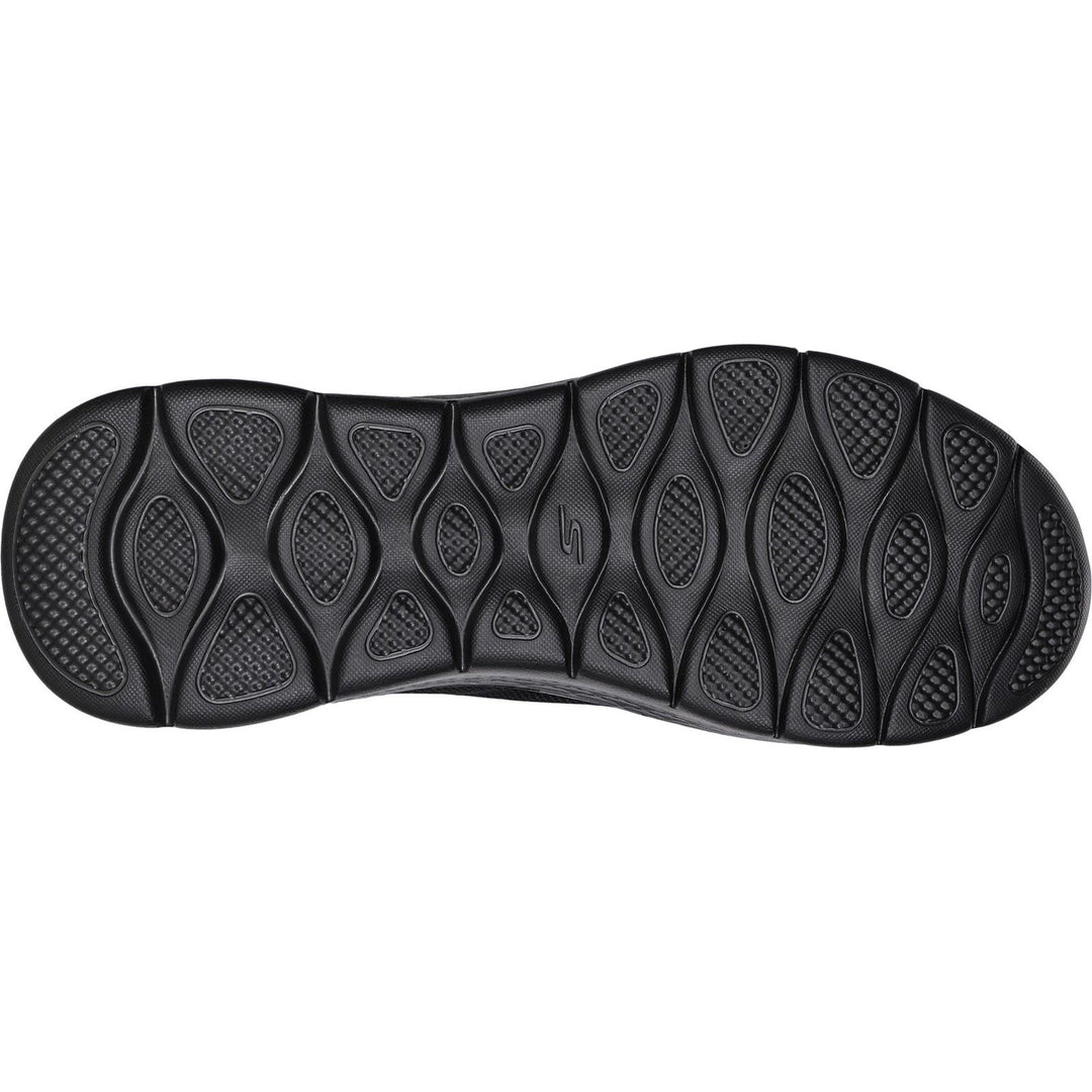 Men's Wide Fit Skechers 216491 Slip-ins Go Walk Flex Trainers in Black - Image 12