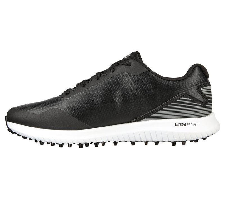 Men's Wide Fit Skechers 214028 Max 2 Golf Trainers in Grey/Red - Image 1