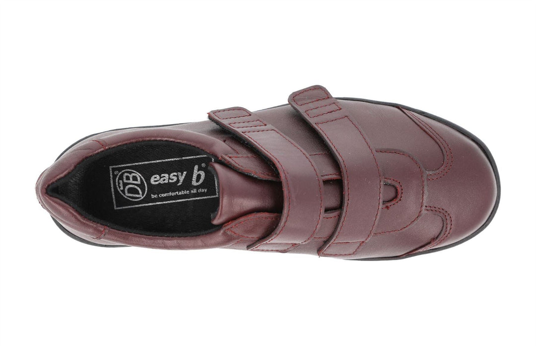 Women's Wide Fit DB Grasshopper Shoes in Black Leather - Image 9
