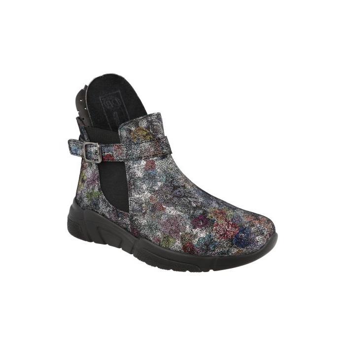 Women's Wide Fit DB Lakewood Boots in Black Leather - Image 12