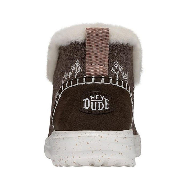 Women's Heydude 40208 Denny Wool Faux Shearling Ankle Boots - Walnut in Walnut - Image 1