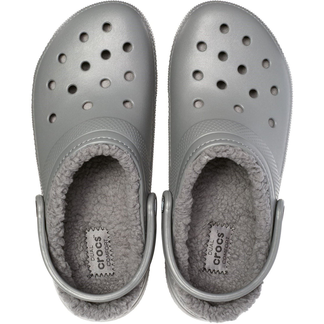 Women's Crocs 203591 Classic Lined Clog Sandals in Black - Image 8