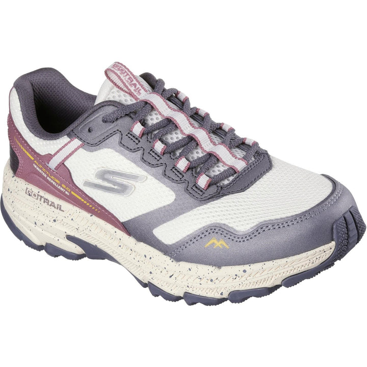 Women's Wide Fit Skechers 129525 Gorun Trail Altitude 2.0 Ravine Trainers in Navy/Aqua - Image 1