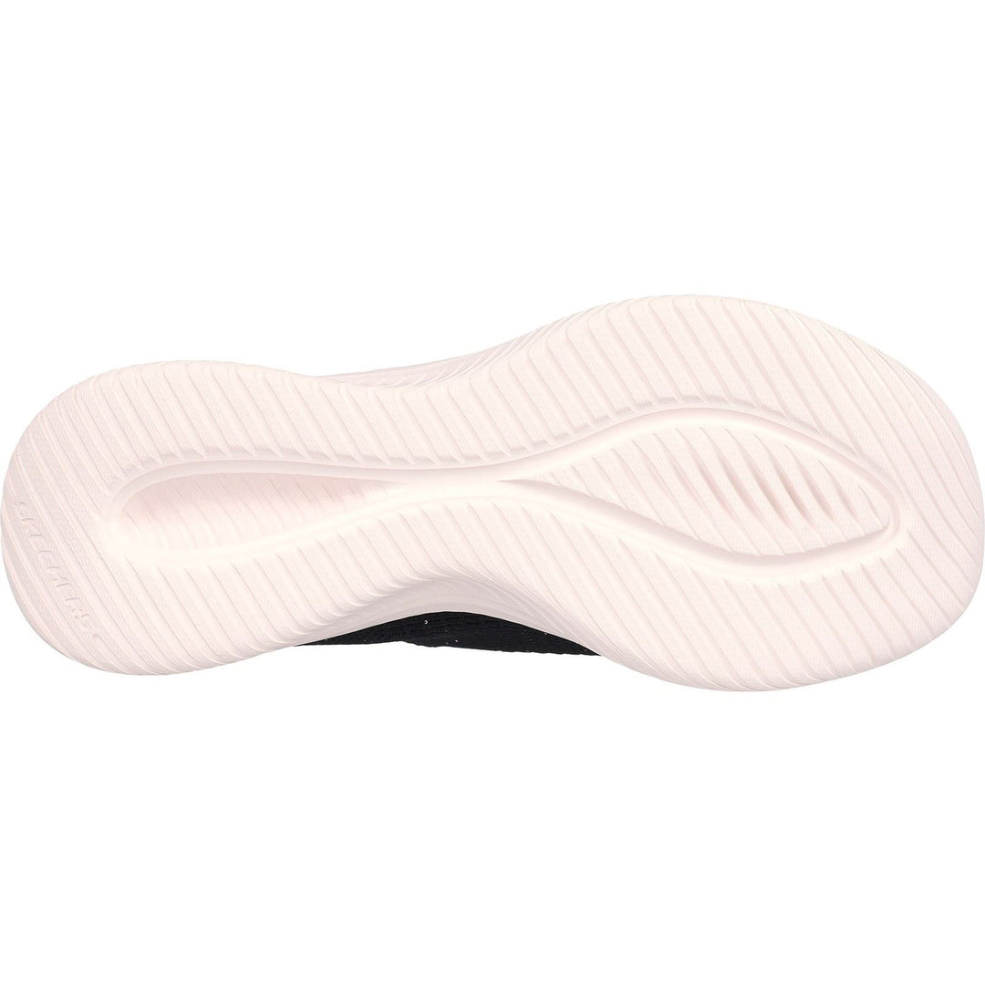 Women's Wide Fit Skechers 149594 Slip-ins Ultra Flex 3.0 Trainers -  Black/Rose Gold in Black/Rose Gold - Image 6