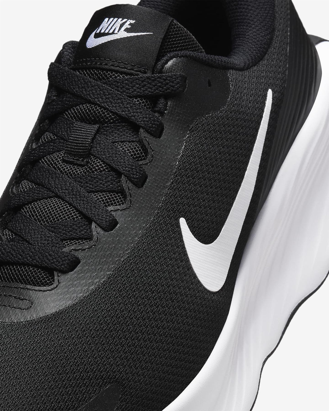 Men's Wide Fit Nike FV5285-002 Promina Running Trainers in Black/White - Image 7