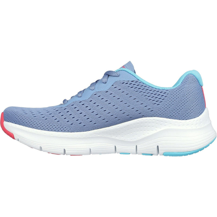 Women's Wide Fit Skechers 149722 Arch Fit Infinity Cool Trainers - Blue/Multi in Blue/Multi - Image 1