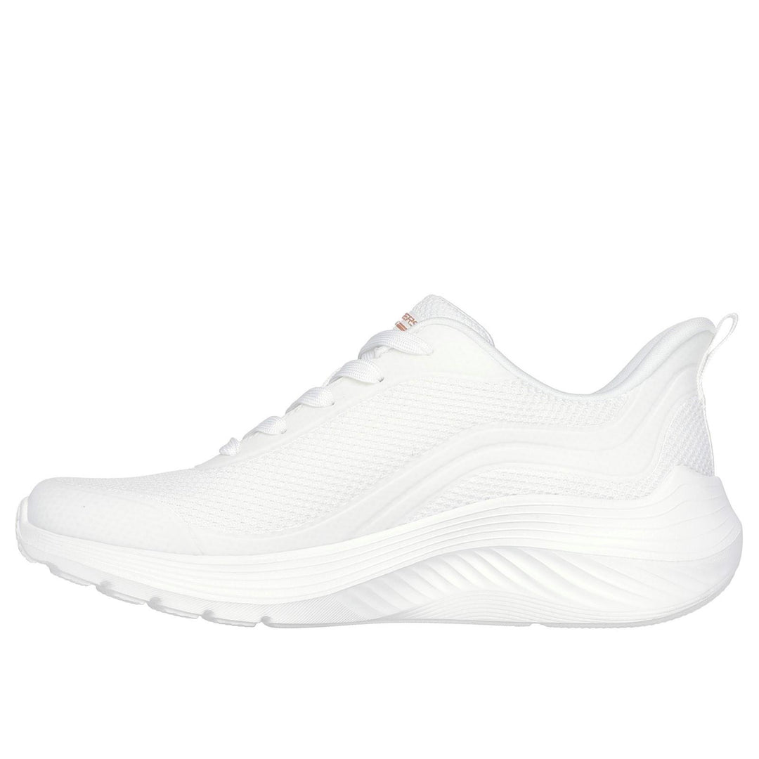 Women's Wide Fit Skechers 117483 Bobs Sport Squad Waves Still Wading Trainers in Black - Image 8