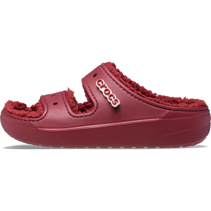 Women's Crocs 207446 Classic Cozzzy Sandals in Garnet - Image 1