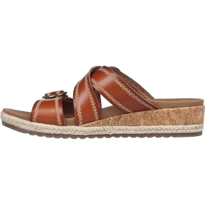 Women's Wide Fit Skechers 119504 Breezie Spring Is Calling Sandals in Luggage - Image 1