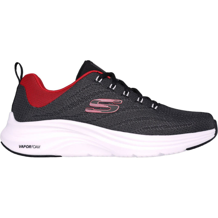 Men's Wide Fit Skechers 232626 Vapor Foam Varien Trainers in Black/Red - Image 1