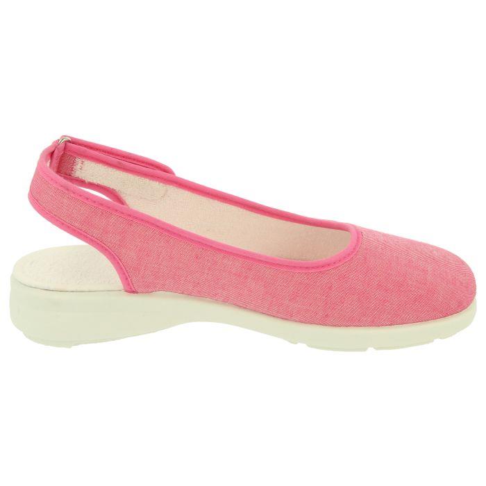 Women's Wide Fit DB Madonna Shoes in Denim Blue Textile - Image 1