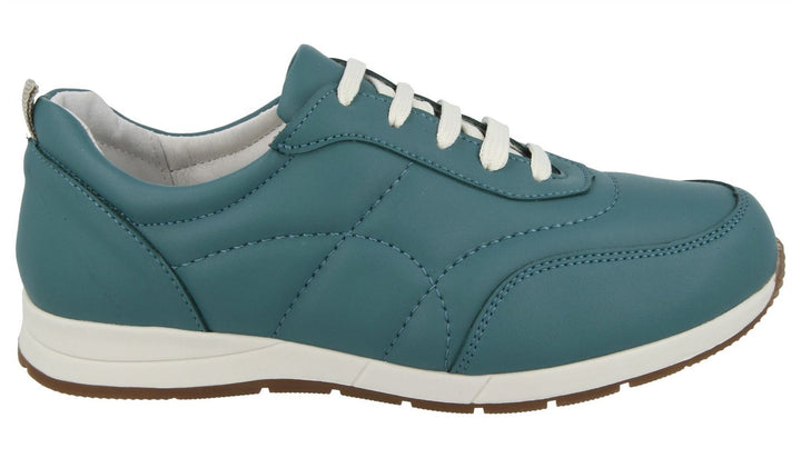 Womens Wide Fit DB Daytona Canvas in Black - Image 1
