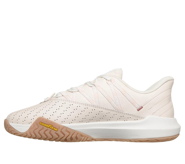 Women's Relaxed Fit Skechers 172110 Viper Court Rally Trainers in Light/Pink - Image 1