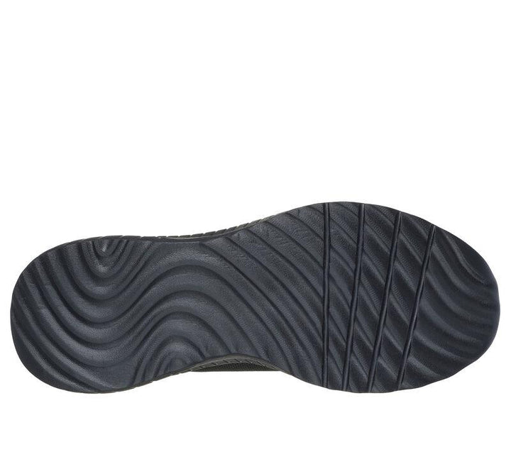 Women's Wide Fit Skechers 117500W Bobs Squad Chaos Daily Inspiration Trainers in Black - Image 1