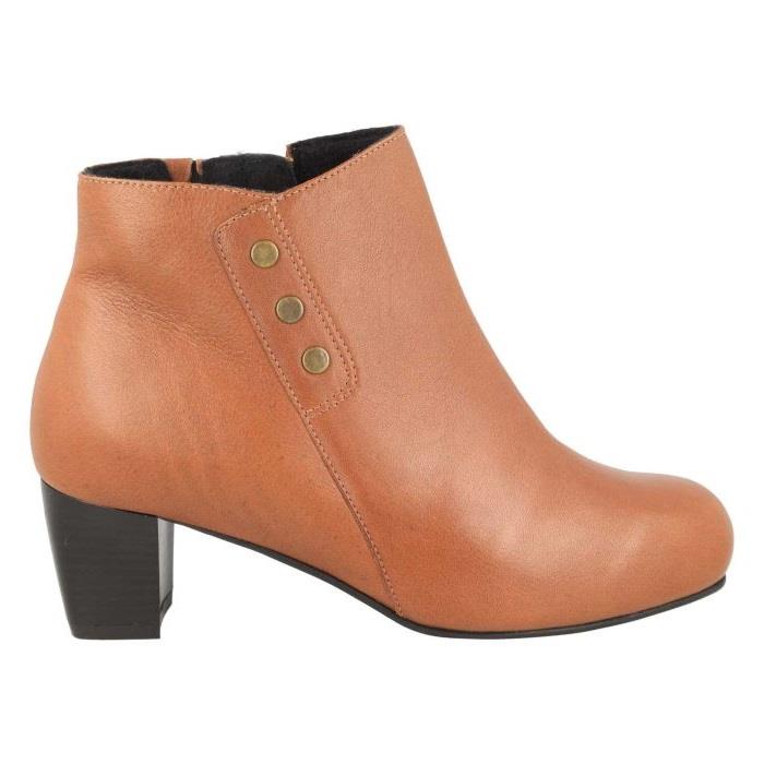 Women's Wide Fit DB Jeannie Heeled Boots in Black Nappa Leather - Image 11