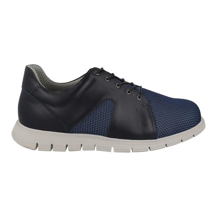 Men's Wide Fit DB Phil Shoes with Style in Black - Image 7