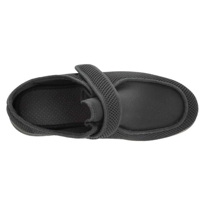 Men's Wide Fit DB Jamie Shoes in Black Stretch Textile - Image 5