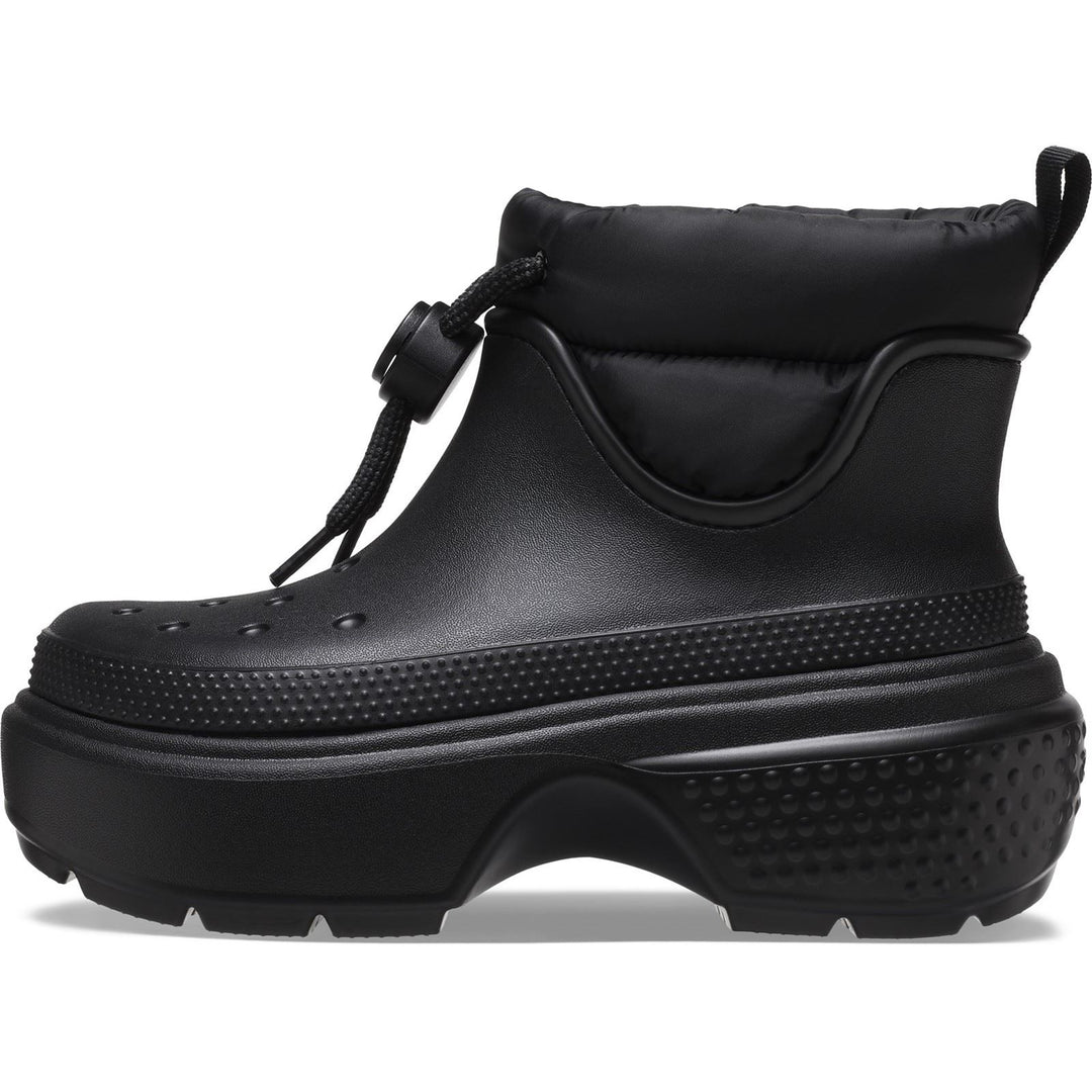 Women's Crocs 209324 Stomp Puff Boots in Black - Image 4