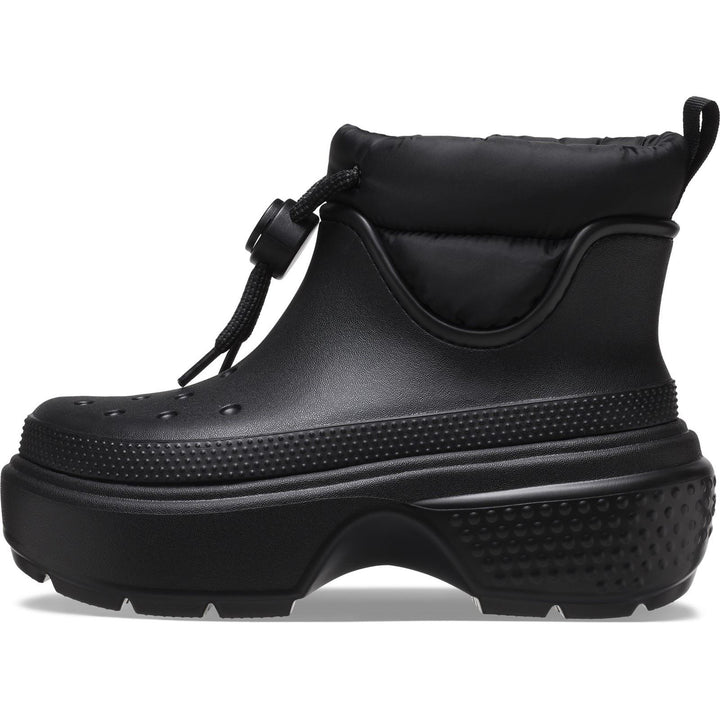 Women's Crocs 209324 Stomp Puff Boots in Black - Image 1