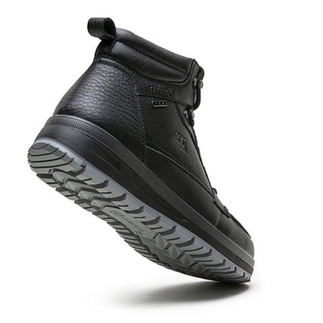 Mens Wide Fit Grunwald  A-916 Pullup Tex Trekking Boots in Black - Image 9