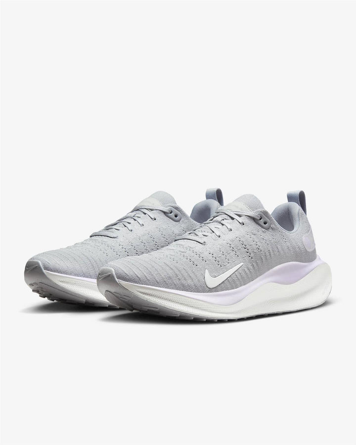 Women's Wide Fit Nike FN0880-012 Reactx Infinity Run 4 Running Trainers in Grey - Image 1