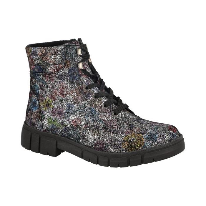 Women's Wide Fit DB Pershore Water-Resistant Boots in Black Leather - Image 8